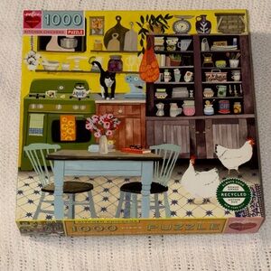 eeBoo Kitchen Chickens Puzzle - 1000 Pieces NEW Sealed